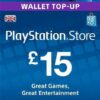 PSN Wallet Top Up - £15 - Digital Code - UK account