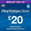 PSN Wallet Top Up - £20 - Digital Code - UK account