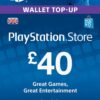 PSN Wallet Top Up - £40 - Digital Code - UK account